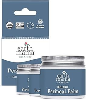 Organic Perineal Balm | Naturally Cooling Herbal Salve for Pregnancy and Postpartum Relief, 2-Fluid Ounce (3-Pack)