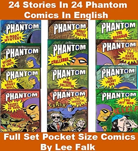 Phantom Comics Series: Collection of 24 Comics 24 Stories of Phantom By Lee Falk In Colour Paperback – 1 January 2015