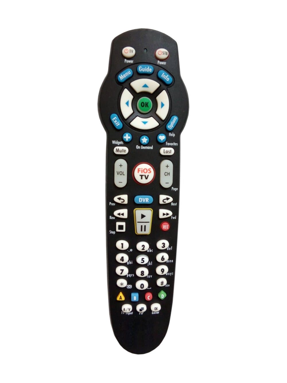 Replacement Remote Control Fit for Verizon FiOS TV 2-Device Remote Control Will work with Verizon FiOS systems
