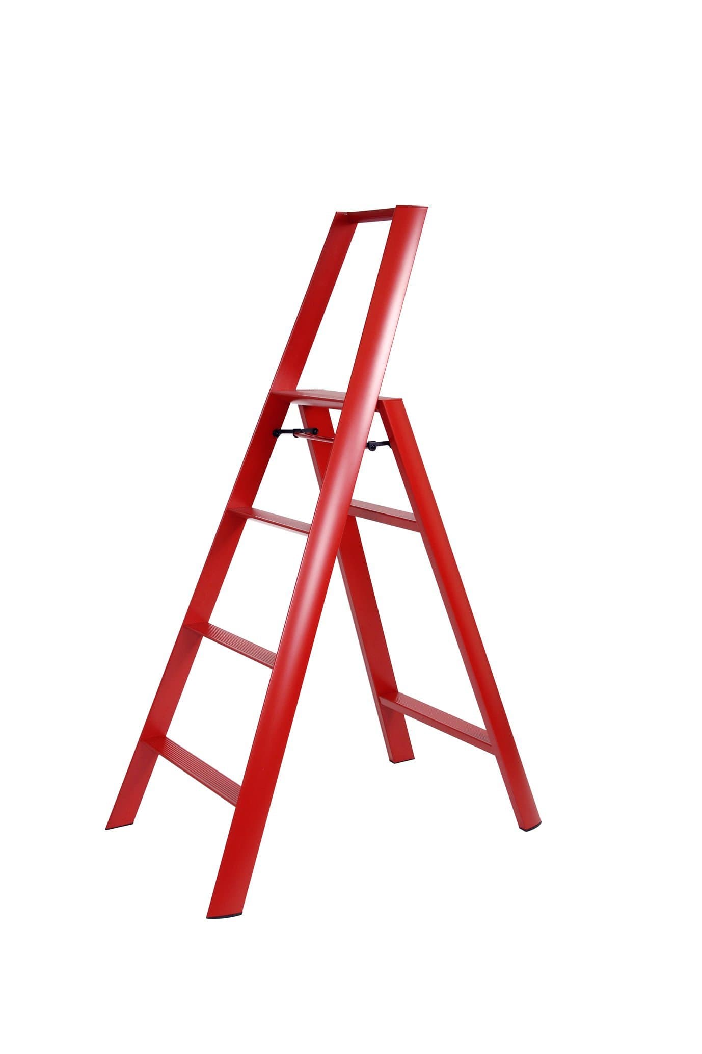 Hasegawa Ladders Lucano Step Ladder, Red