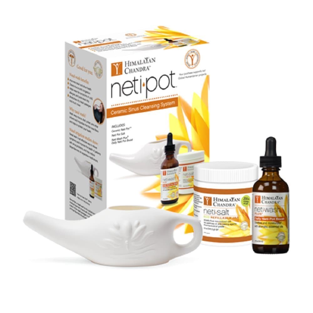 🏆 Premium Pack Neti Pot Complete Sinus Cleansing System Starter Kit