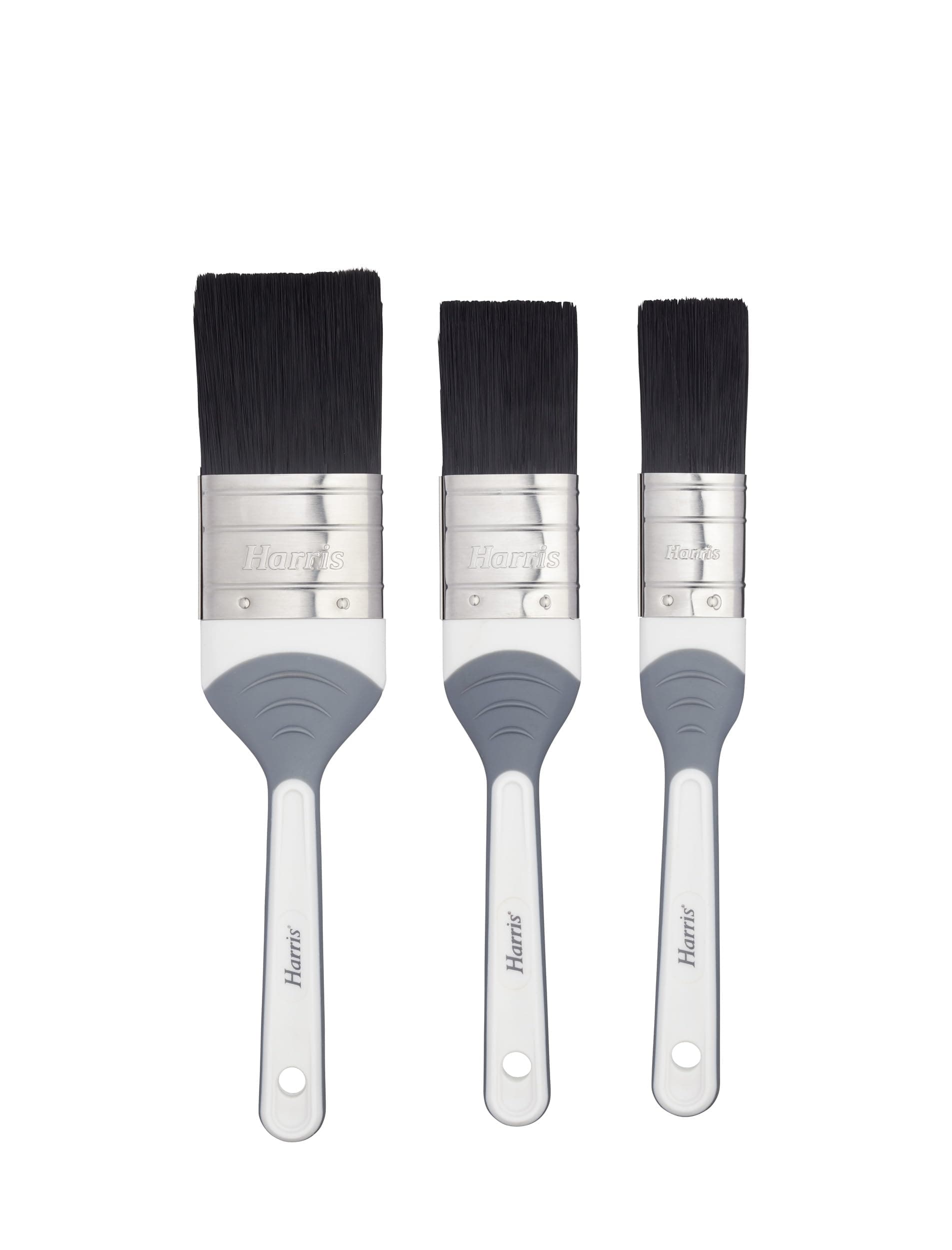 Seriously Good 3 Pack Gloss Flat Brush Set, 1in, 1.5in, 2in