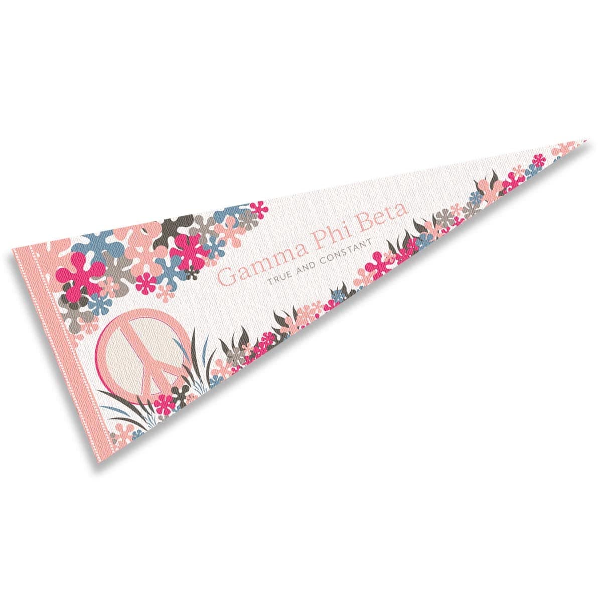 Gamma Phi Beta Greek Pennant Banner Flag