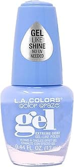 L.A. COLORS Creamy Neon Gel Nail Enamel Splashy, 0.44 Fl Oz