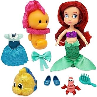 Disney Ariel Animators' Collection Mini Doll Play Set – The Little Mermaid – 5 Inches