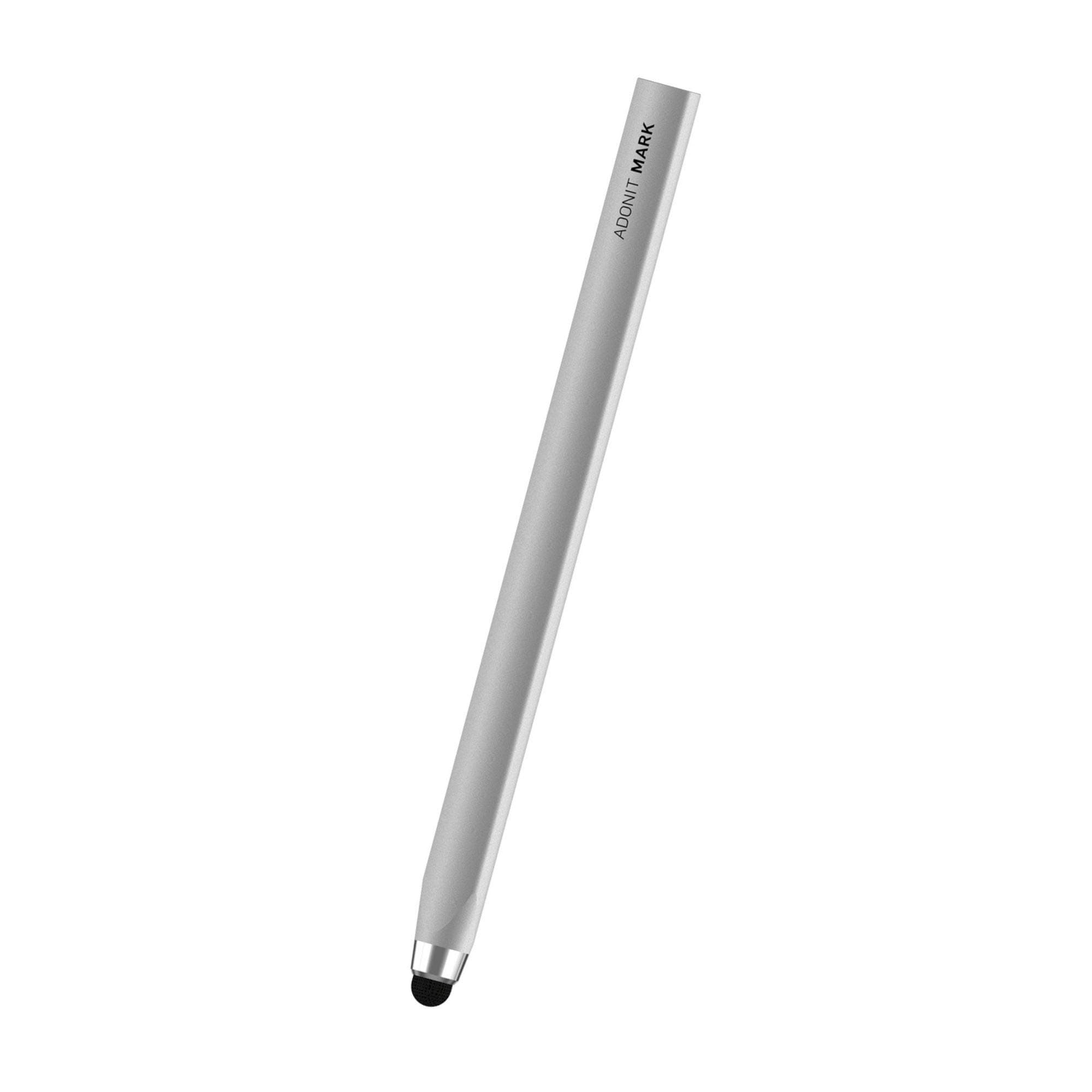 adonit Mark Stylus Pen for Apple iPad, iPhone and Touchscreen Phones (Silver)