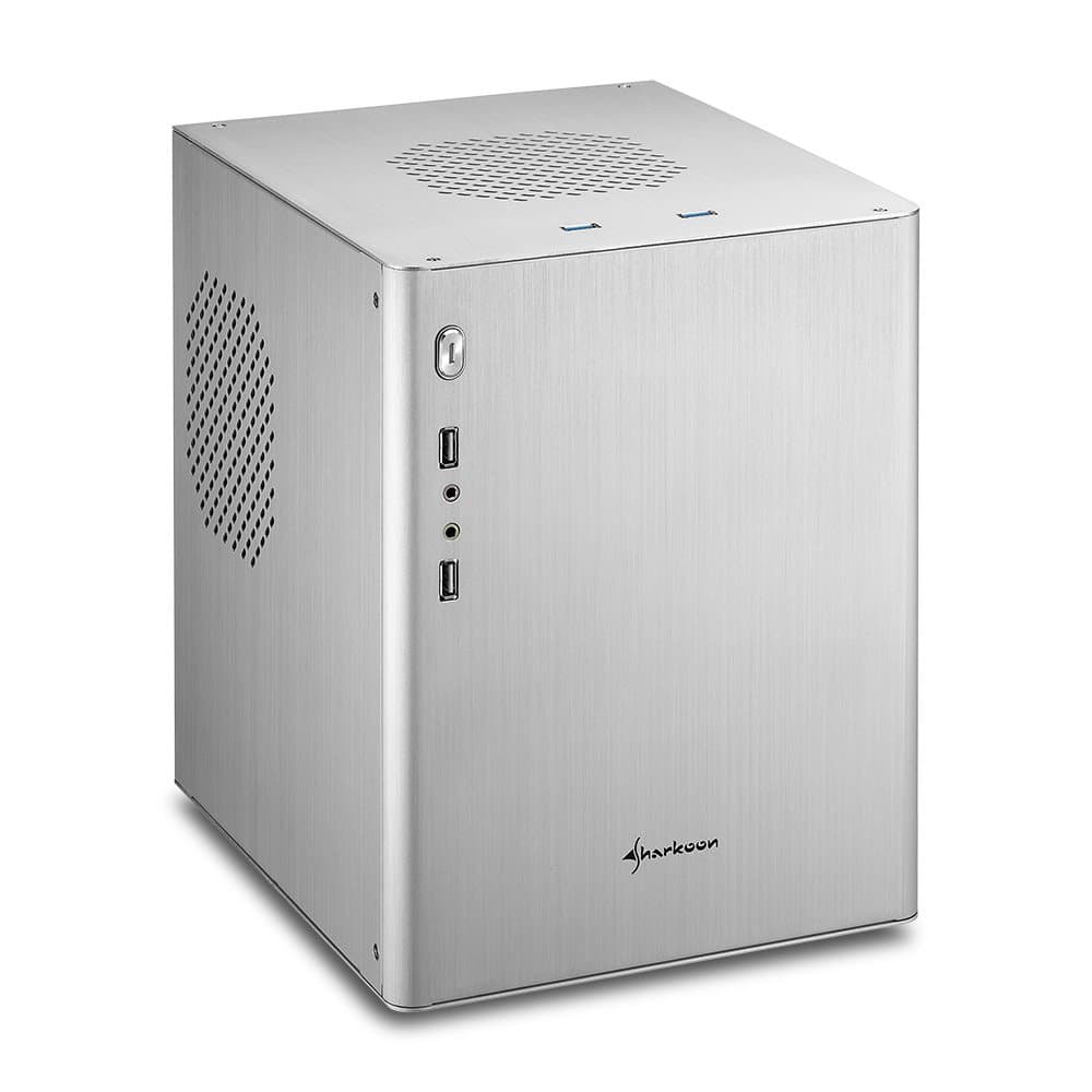 Sharkoon CA-M Micro ATX Case for PC - Silver 4044951016129