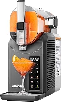 VEVOR - Slushy Machine, 2L/68oz No Ice Needed Slushy Machine for Home, Frozen Drink Machine with 6 Preset Programs, Margarita Machine with Self Cleaning