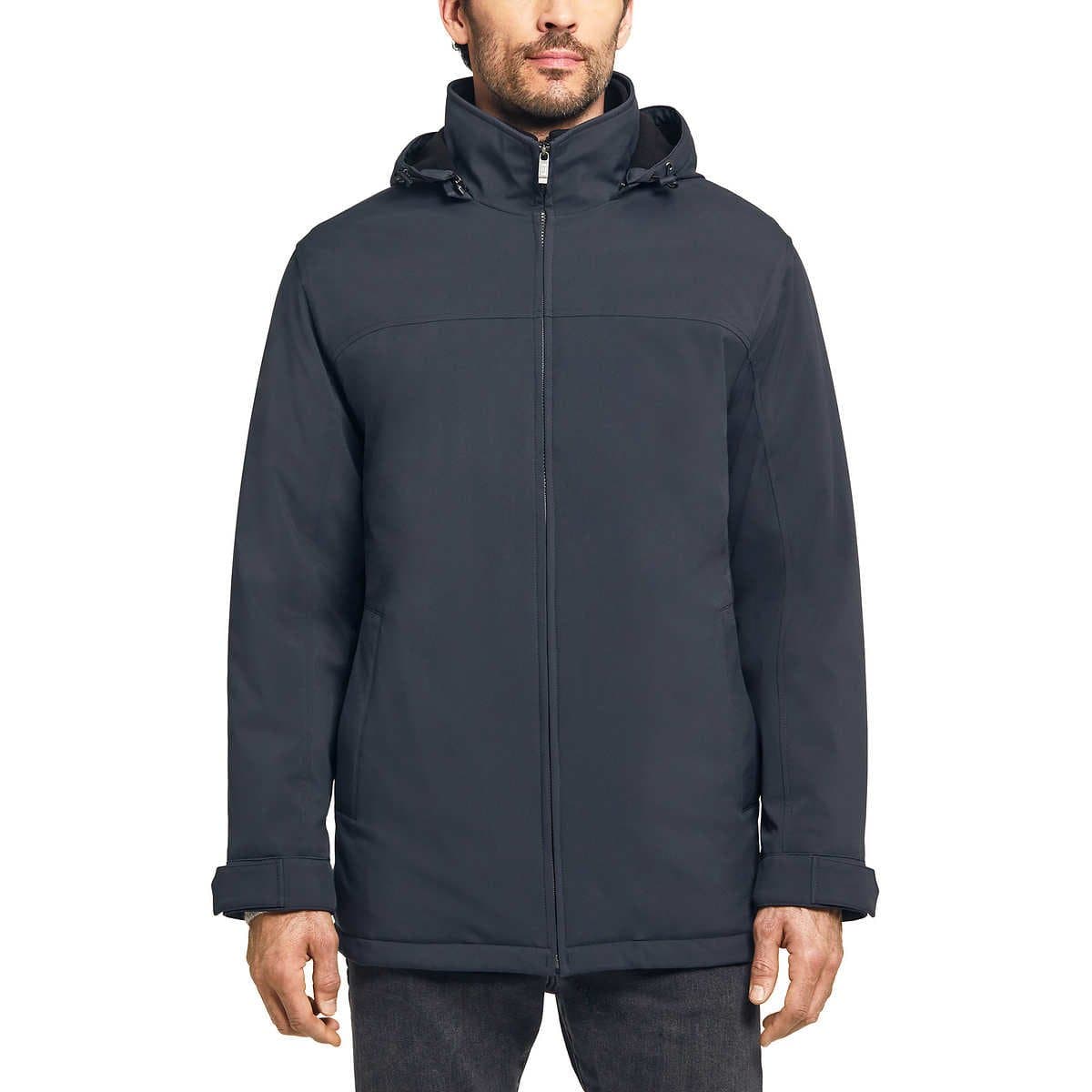 Weatherproof Mens Ultra Tech Stretch Jacket (Blue, Size Large)