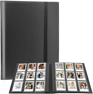 432 Pockets Photo Album fo Polaroid Mini Camera, for Fujifilm Instax Mini Camera 12 11 9 41 99 90 8 7S Evo LiPlay Instant Cameras, 2x3 Inch Instax Photo Album, Black