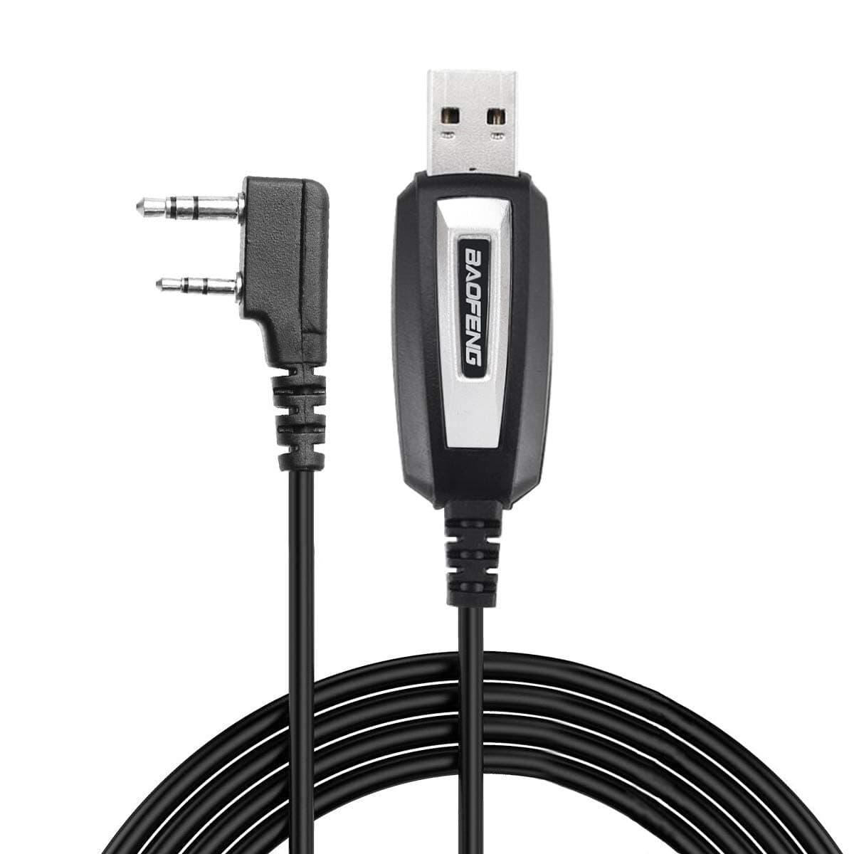 USB Programming Cable CH340 Chip Compatible with UV-5R BF-F8HP Pro 5RM UV-32 GMRS UV-5G Plus GM-15PRO GM21 K5PLUS AR-152 UV-21R Quansheng UV-K5 8 Ham Radio