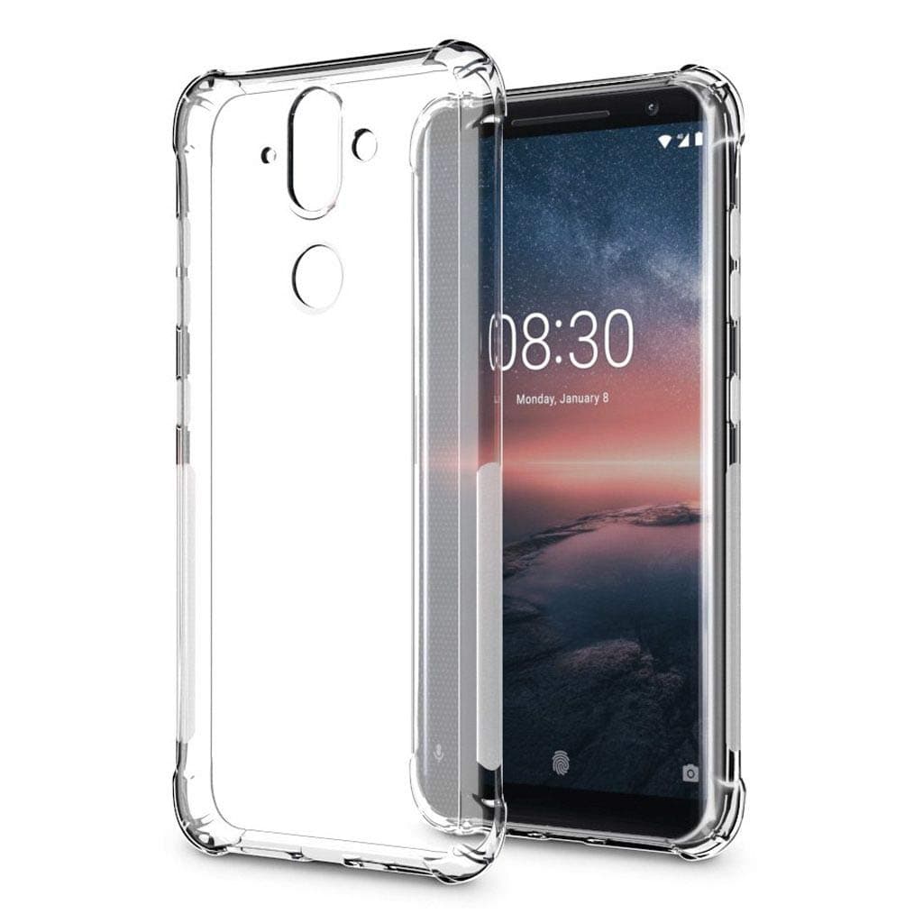 Back Cover for Nokia 8 Sirocco (Silicone_Transparent)