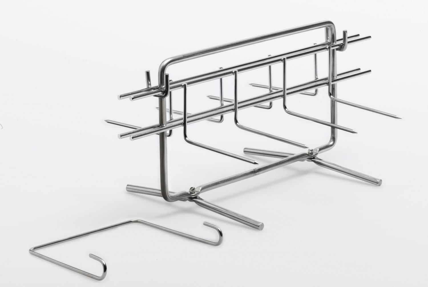 Gourmet Multigrill 401 The Multi 2 Grill, Includes 2 Rotating Feet and 2 Food Holders with 4 Skewers