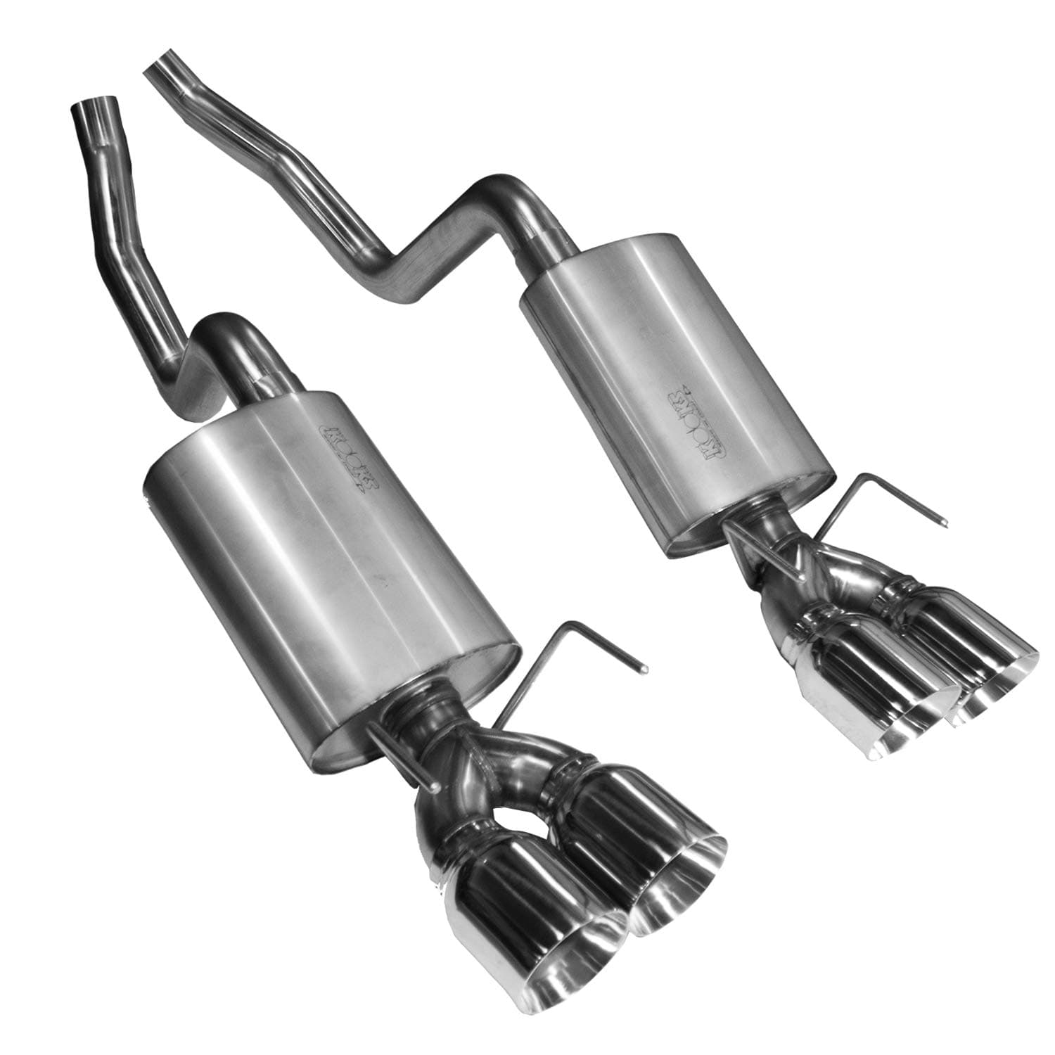 Kooks Custom Headers 21606700 Axle Back Exhaust System OEM x 3 in. Incl. Polished Tips Axle Back Exhaust System