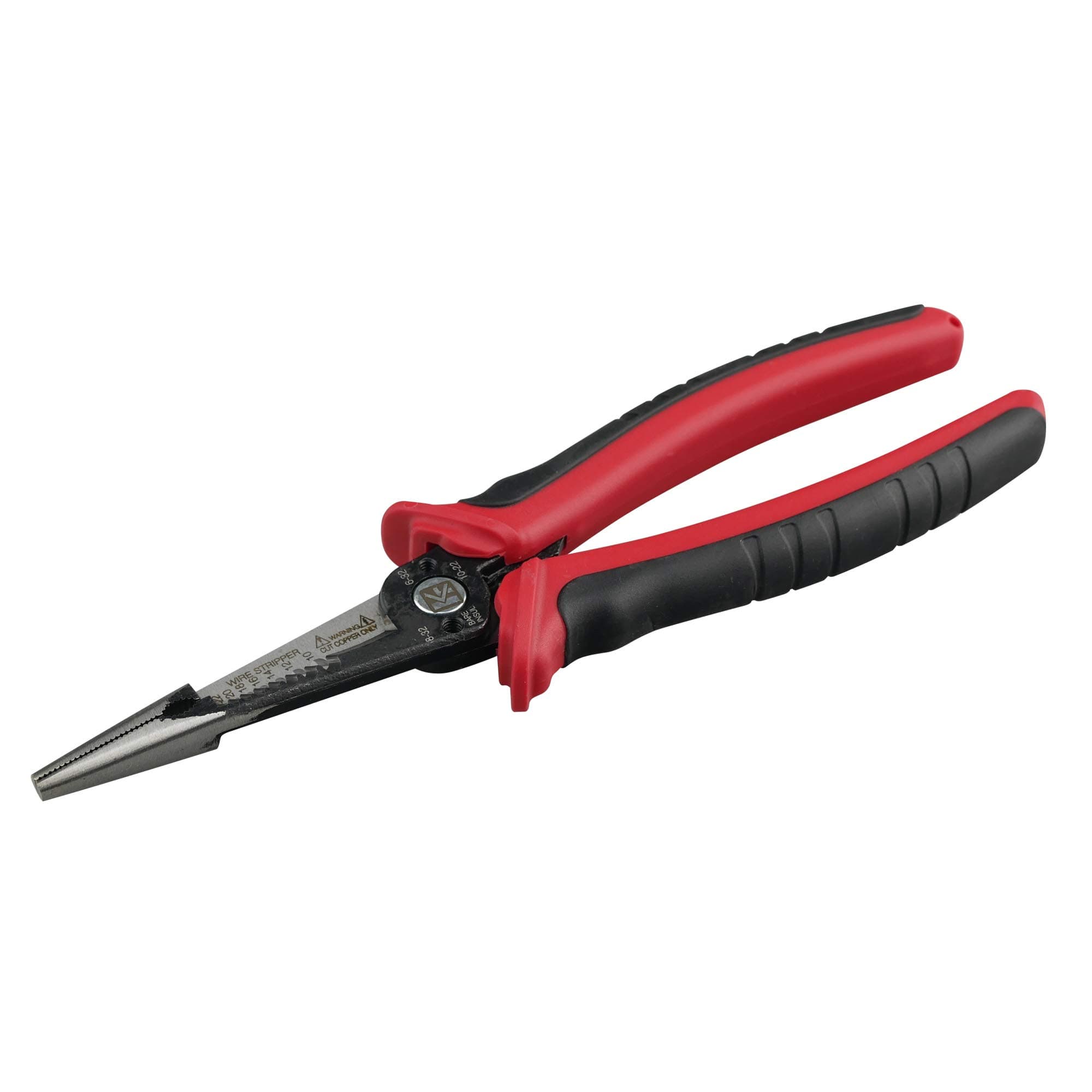K601 6-In-1 Combination Wire Service Tool, Stripping Crimping and Gripping Pliers, 8-1/2" Electrician Pliers