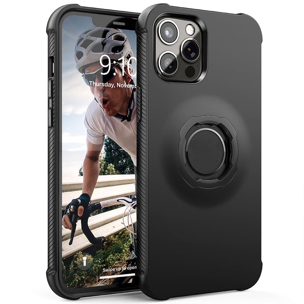 Lock Protective Case for iPhone 12 Pro Max Black