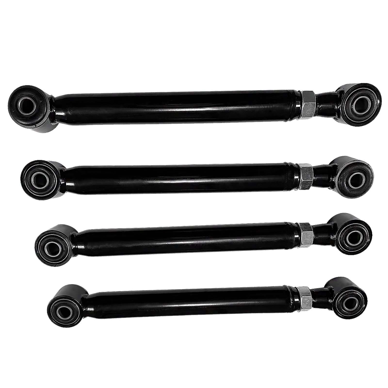 BST BSSP Adjustable 0-6" Lift Front Control Arms Compatible with 1994-2009 Dodge Ram 1500 2500 3500 4x4 Tubular Upper & Lower Suspension Control Arm Kit