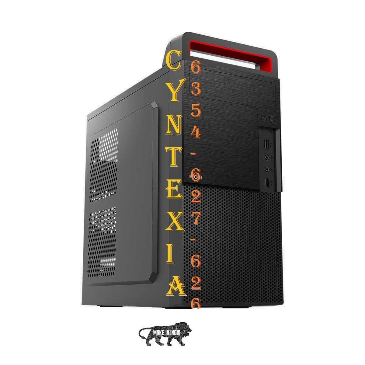 Cyntexia Computer Desktop Pc Basic Intel Core i5-2400/4GB DDR3 RAM/120GB SSD/500GB HDD/Basic Software Installed