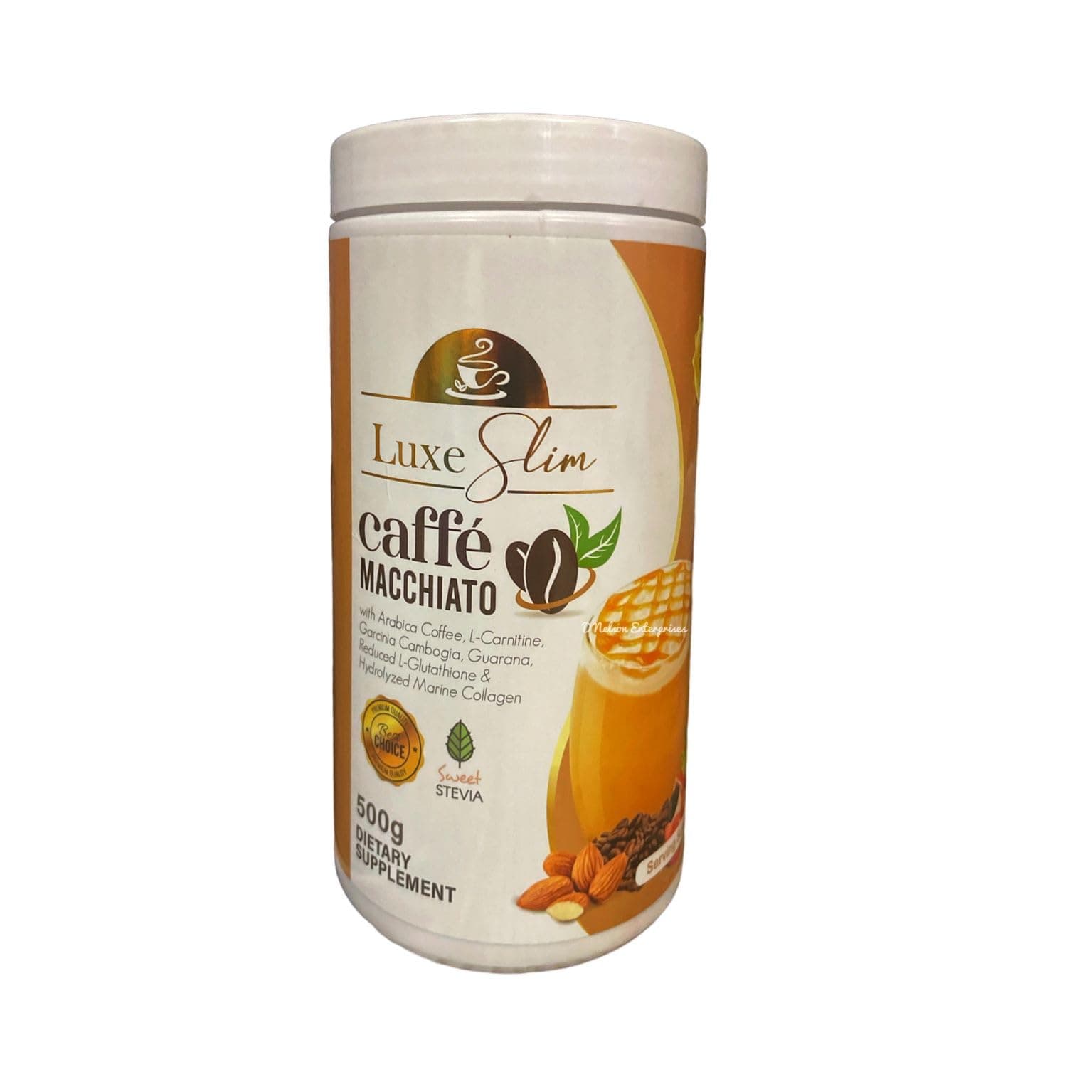 Luxe Slim Caffe Macchiato Half Kilo Canister