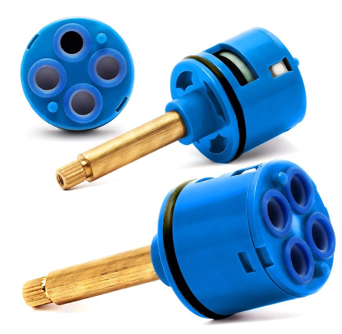 Rolli Shower Cartridge Universal Replacement Ceramic Disc 4 Way Brass Faucet Diverter Mixer Tap D 37mm L 40mm