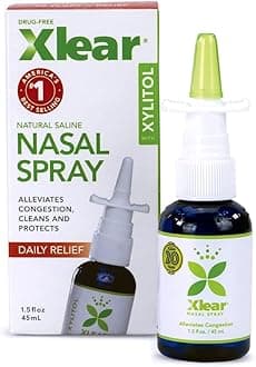 Natural Nasal Spray with Xylitol, 1.5 fl oz (Pack of 1)