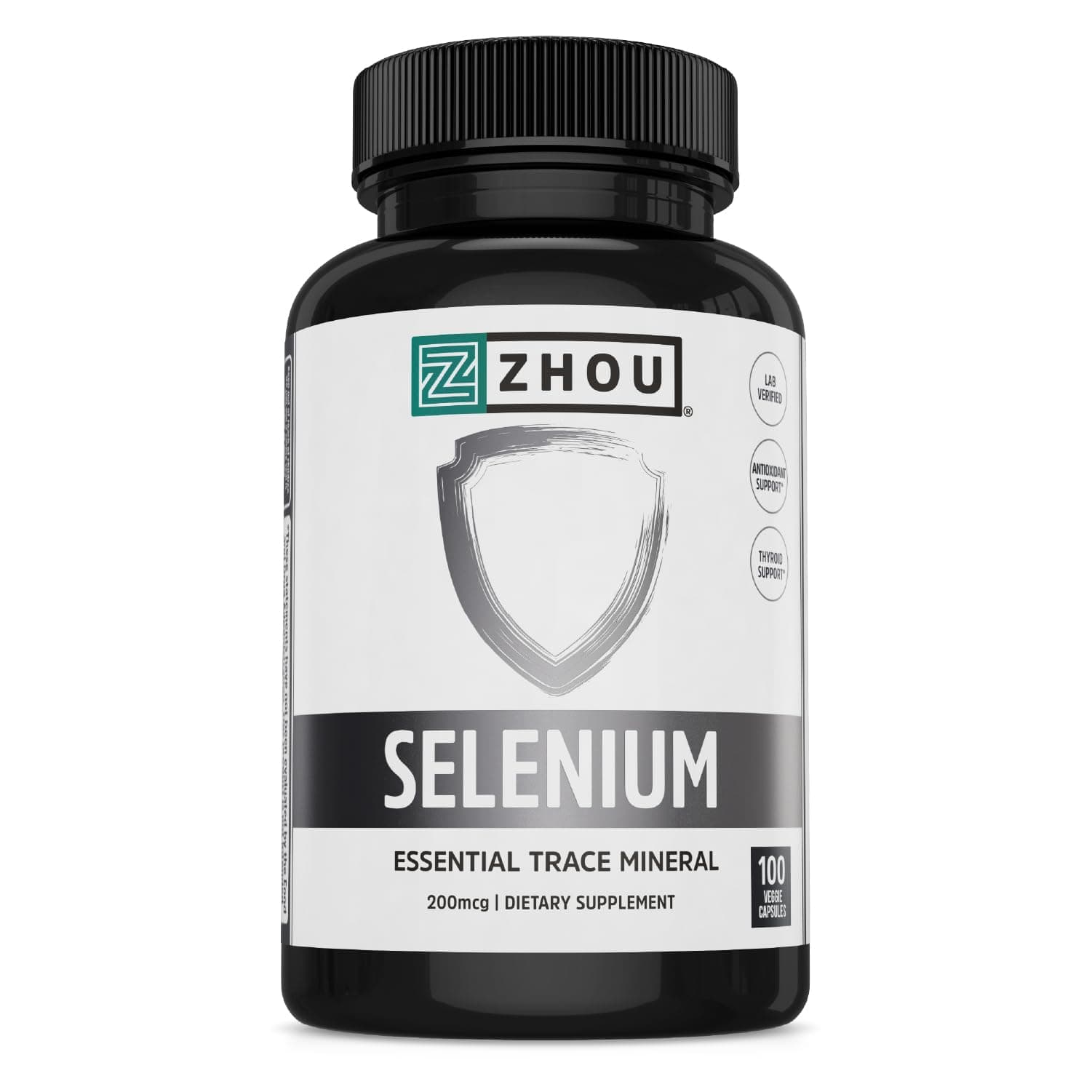Selenium 200mcg | for Thyroid, Prostate and Heart Health | Essential Trace Mineral with Superior Absorption | No Yeast | 100 Veg Caps