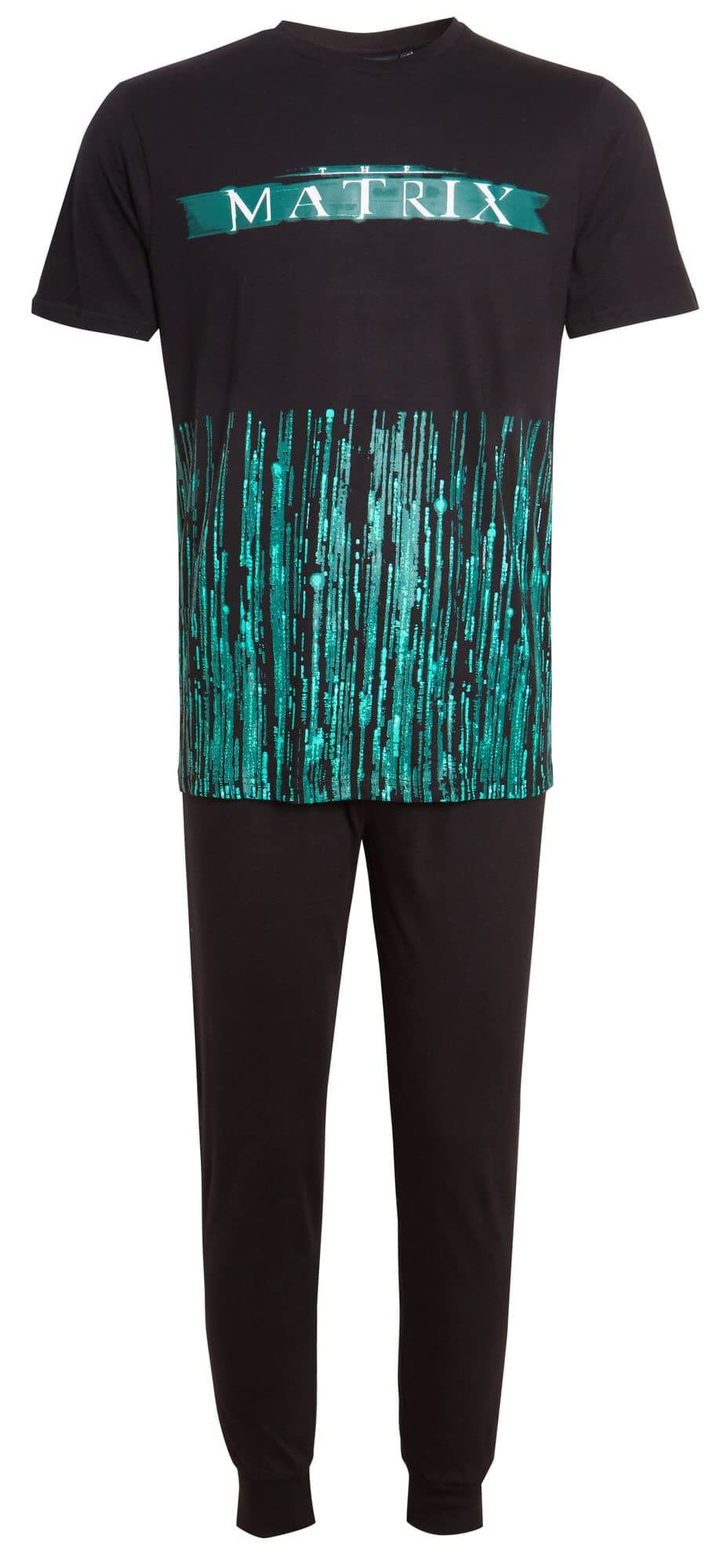 The Matrix Mens Pyjamas Black XL