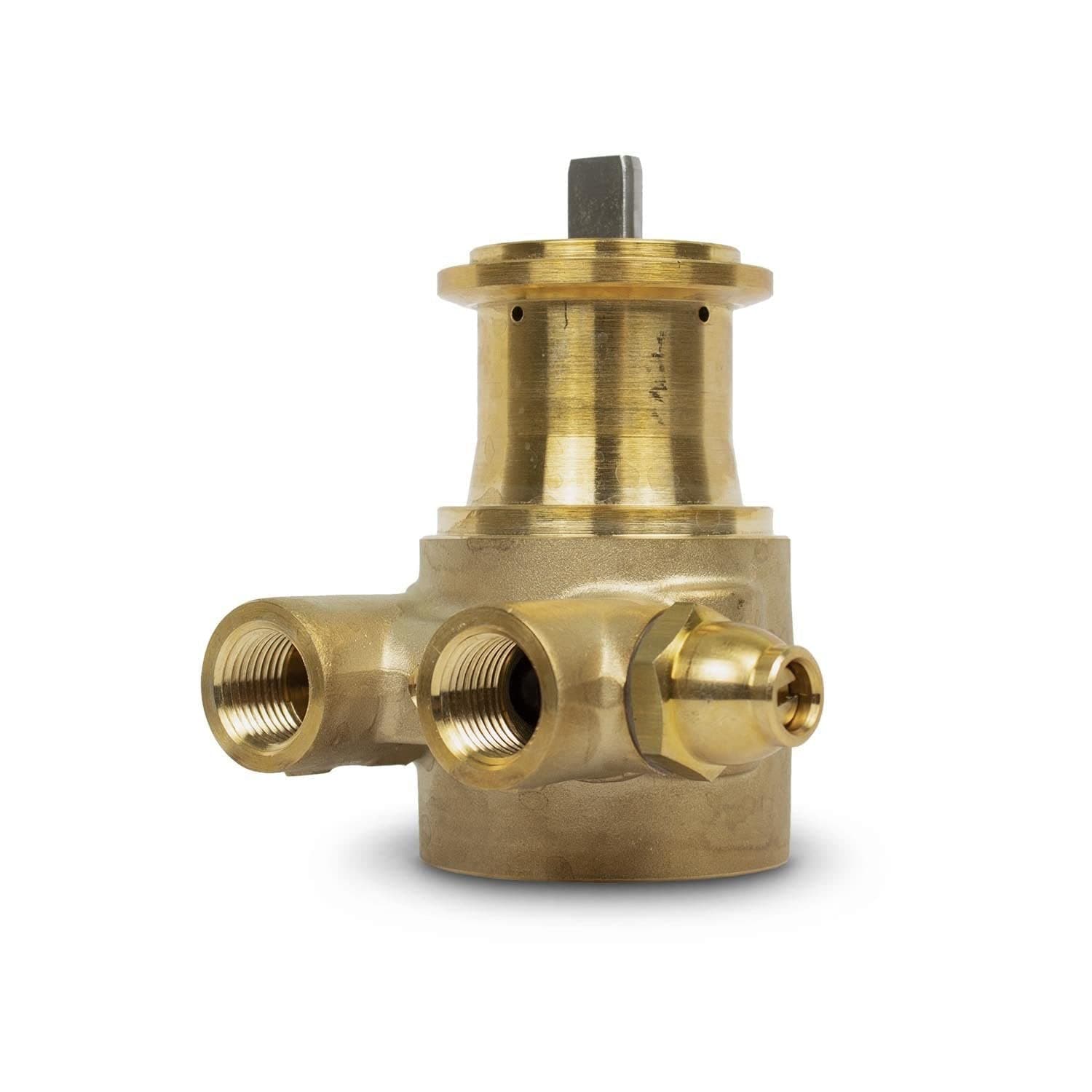 Crystal Quest- Fluid-O-Tech Brass Rotary Vane Pump (2 GPM)