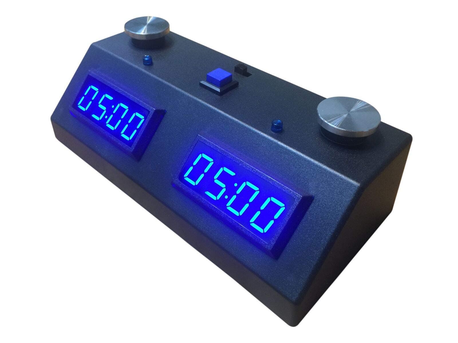 ZMF-II Chess Clock - Black with Blue LED AD