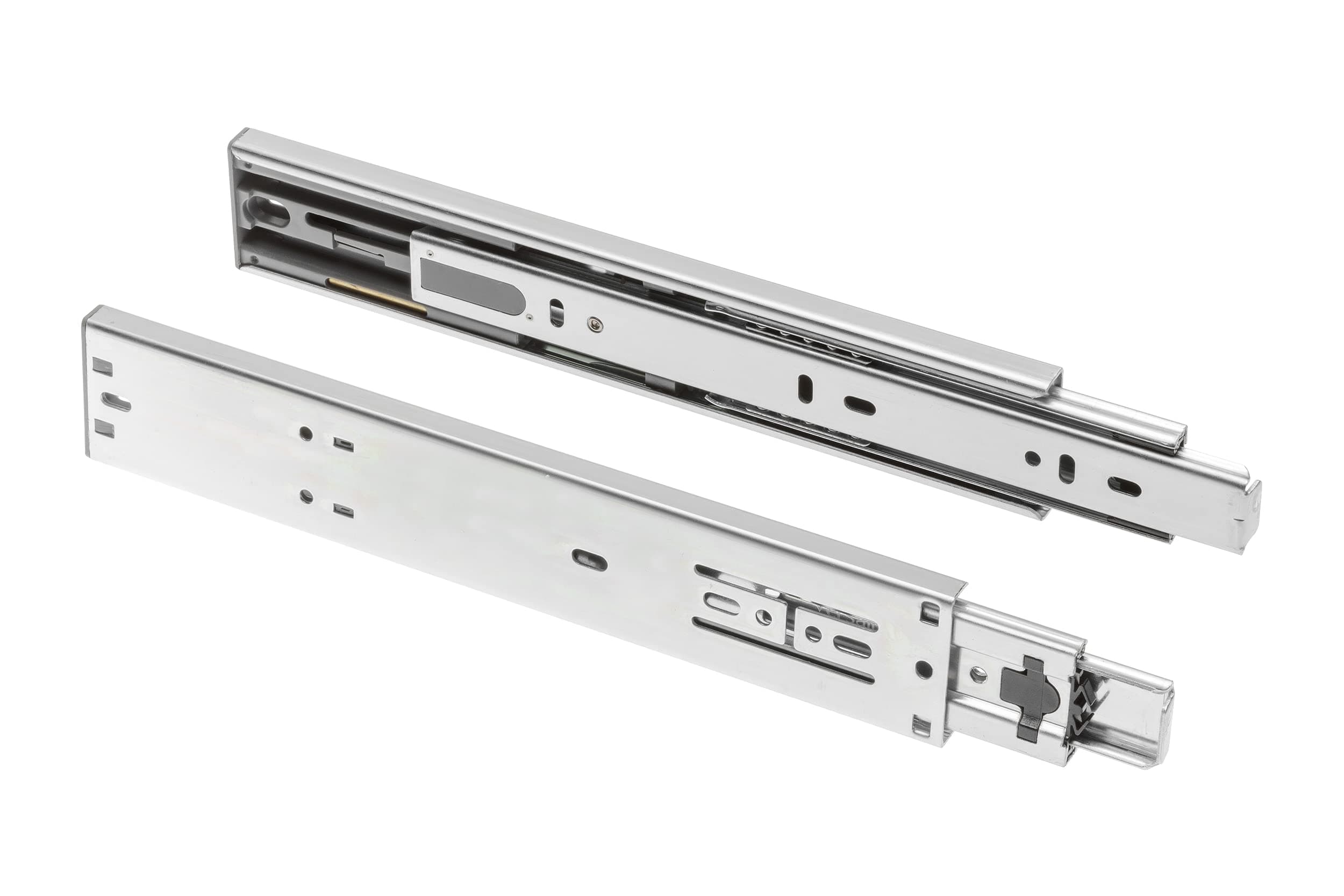 Soft close, self close drawer runners slides, full extension, H45 500mm (1pair)