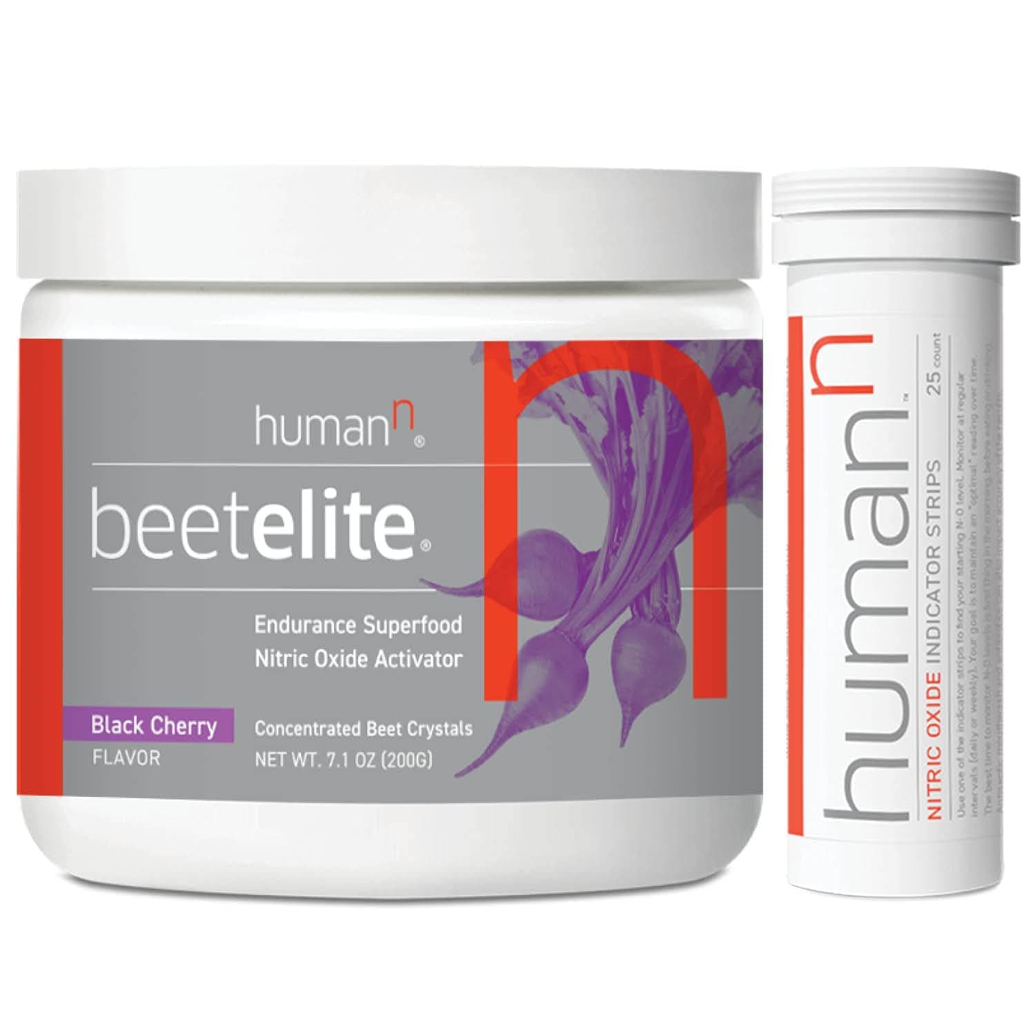 HumanN BeetElite Powder & Nitric Oxide Test Strips