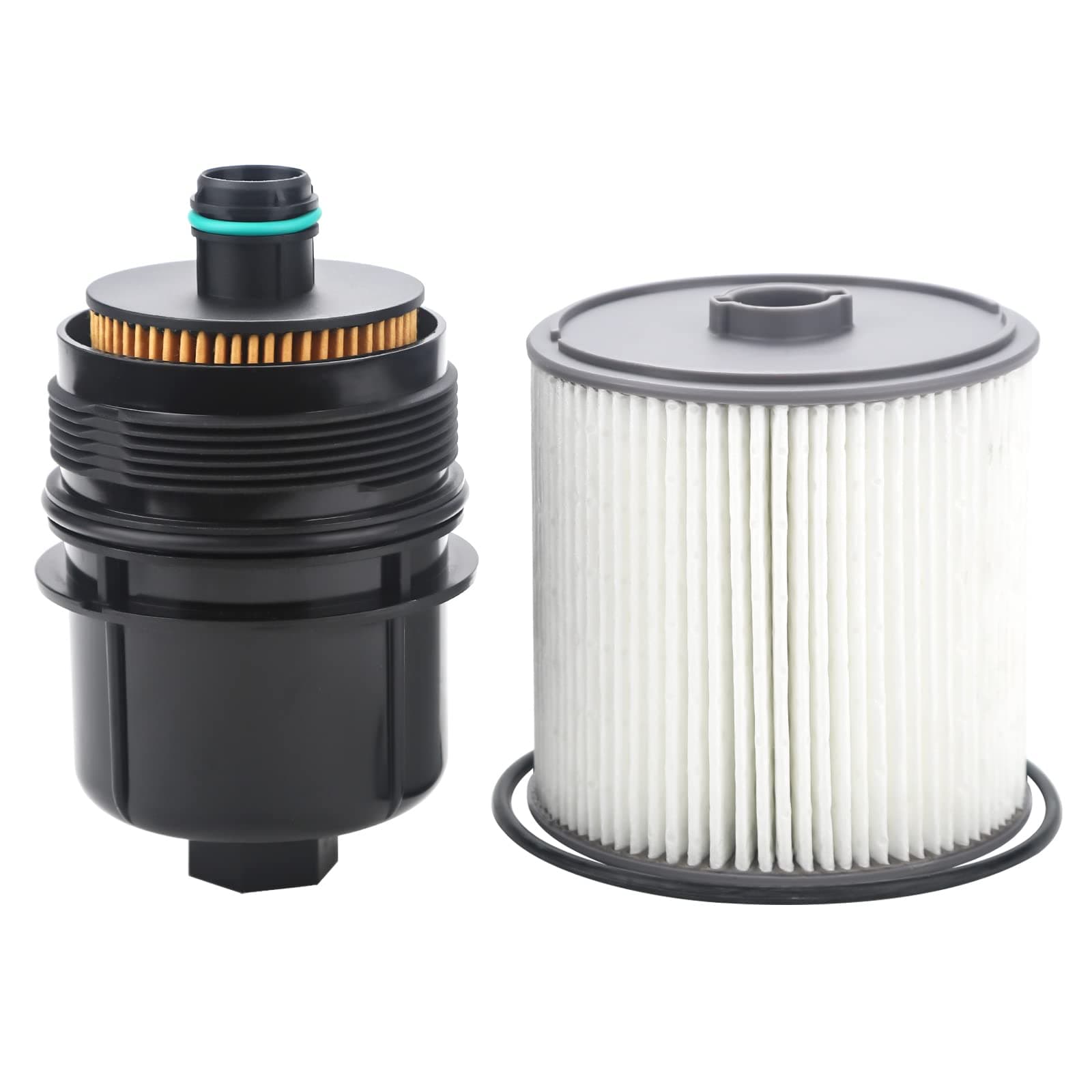 Ecodiesel Engine Oil Filter And Fuel Filter Set Compatible With Ram Jeep Vehicle 2020-2023 1500 Wrangler Gladiator, Replace#68507598AA 68498720AA 68436631AA PF46152