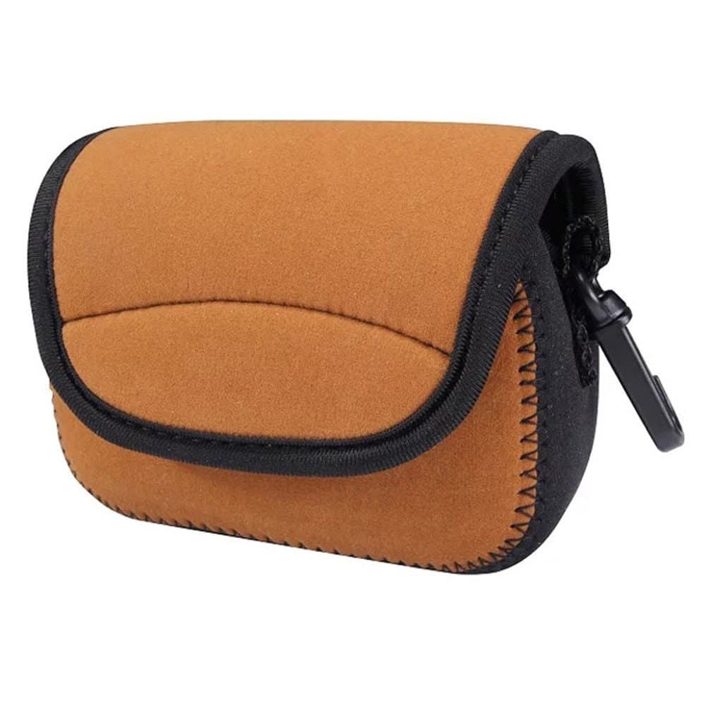 Dengpin Neoprene Soft Inner Camera Protective Case Bag Pouch for Canon PowerShot G5X (Brown)