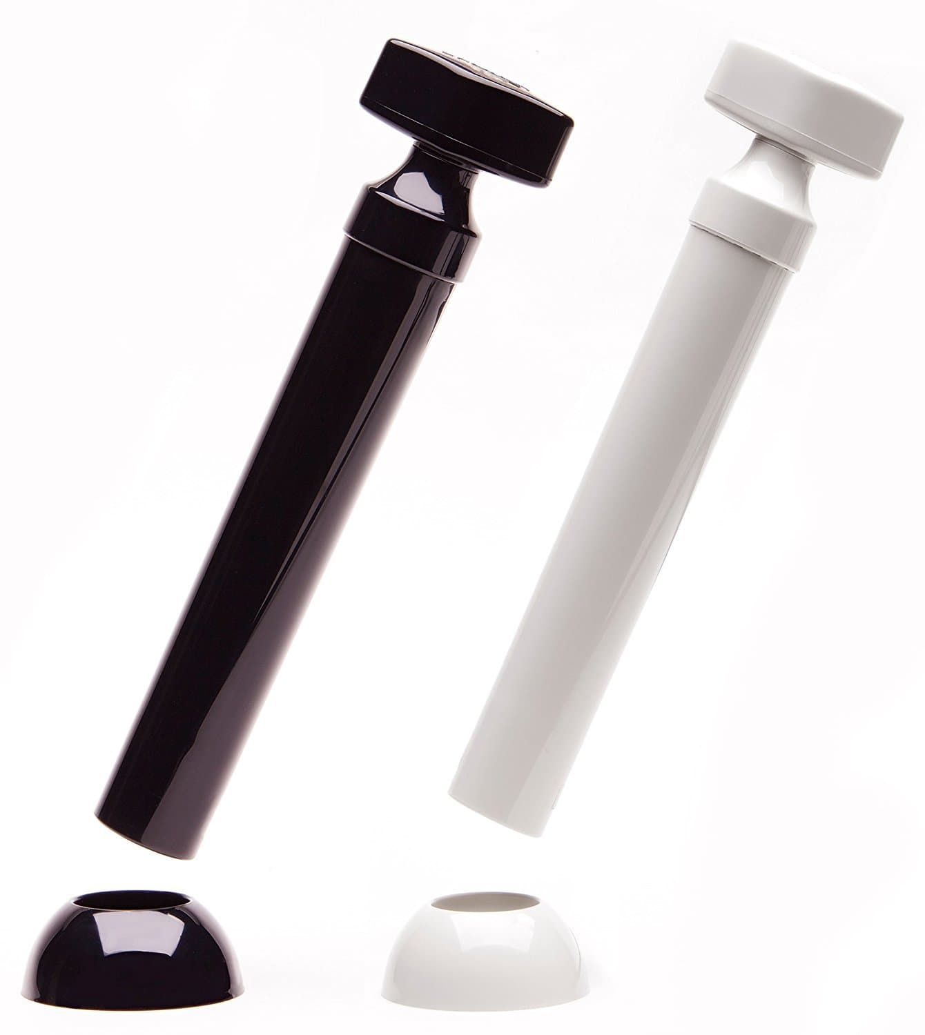 Unicorn Mills Tablestick Salt and Pepper Grinder Set w/Base Holders