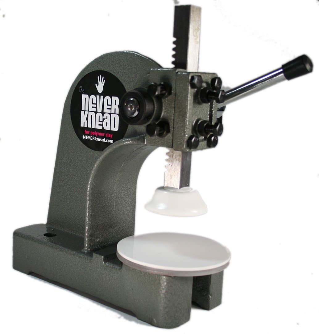 Easy Polymer Clay Kneading! NEVERknead Tool is The Machine for Sculpey Fimo Cernit Pardo & More Gray