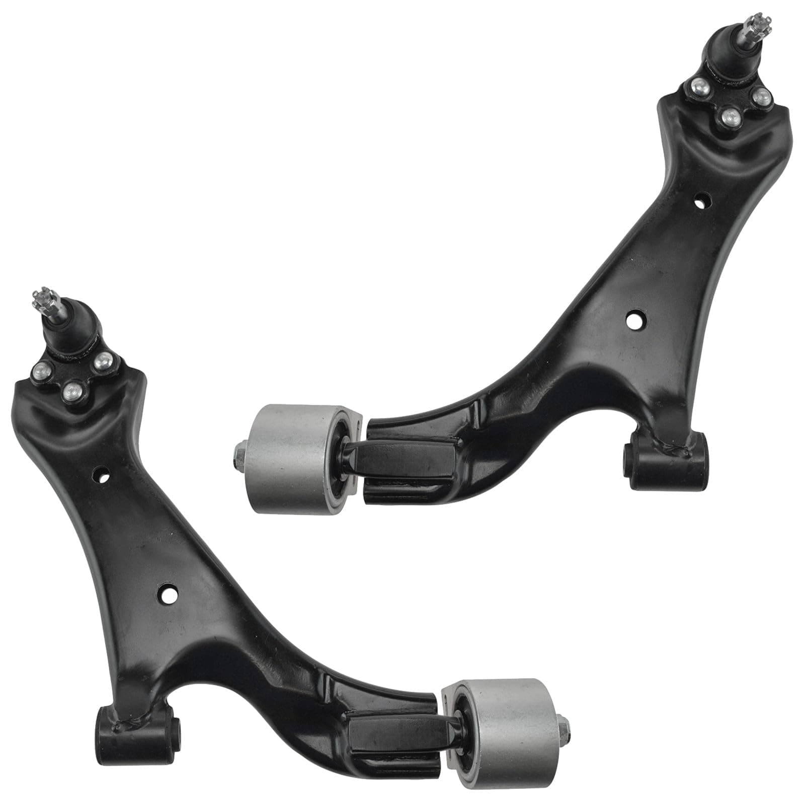 Front Lower Driver and Passenger Side Control Arm and Ball Joint Set 2 Piece Compatible with 2012-2015 Chevrolet Captiva Sport 2008-2010 Saturn Vue 2007-2009 Suzuki XL-7