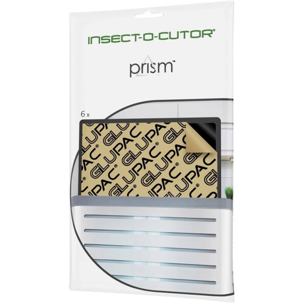 Prism Glueboard Refills – Glue Boards for Indoor Fly Control – Pack of 6 – For Offices, Cafés & Homes – Card Material – Lasts 4–5 Weeks