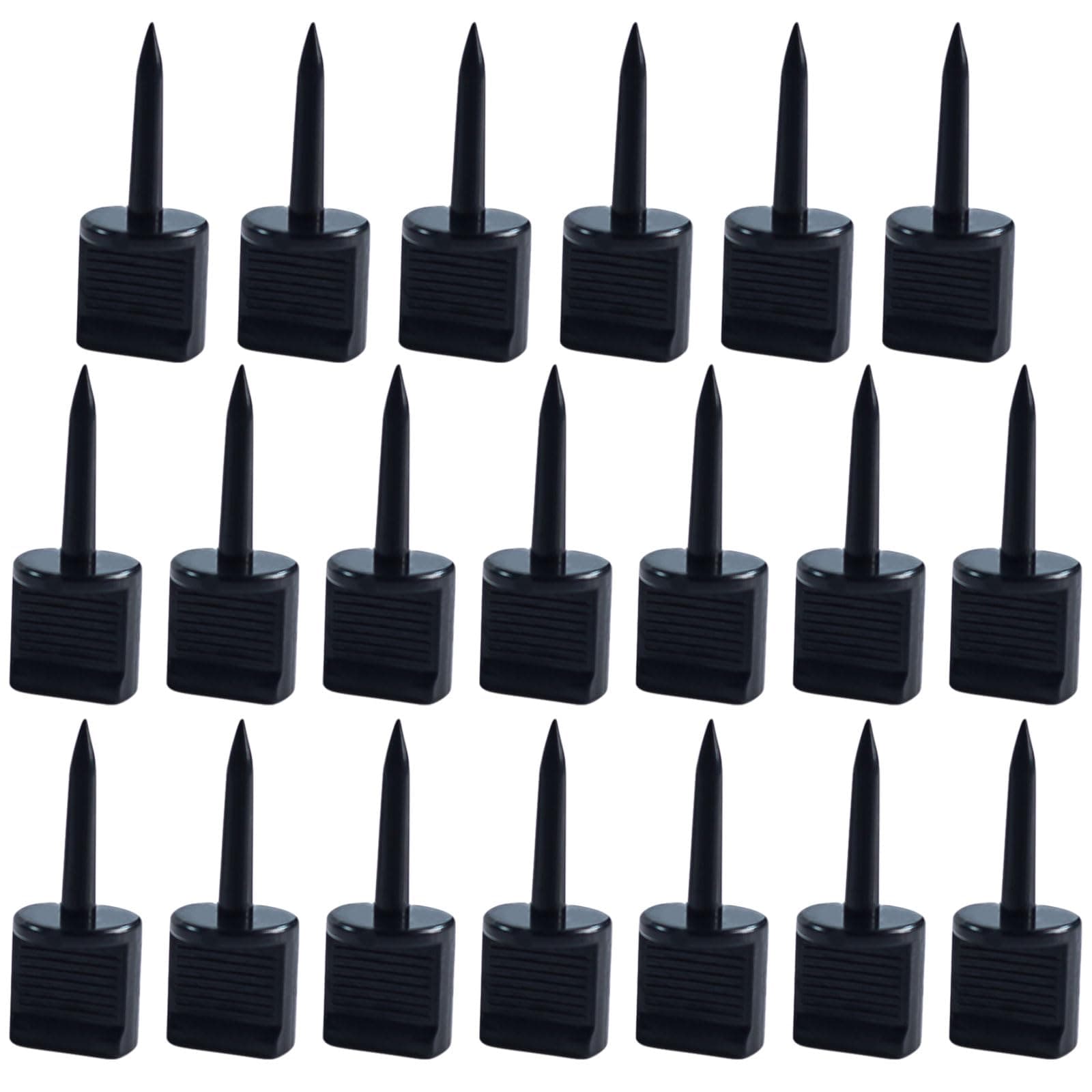 Howbush12pcs 5.5cm Plastic Archery Paper Target Face Pins Target Nail Hunting Targets Accessories for Hold Paper Targets on Foam