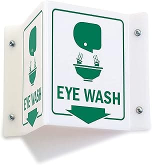 Projecting V-Sign : Eye Wash, PVC Water Proof Sticker Fixed on SunBoard