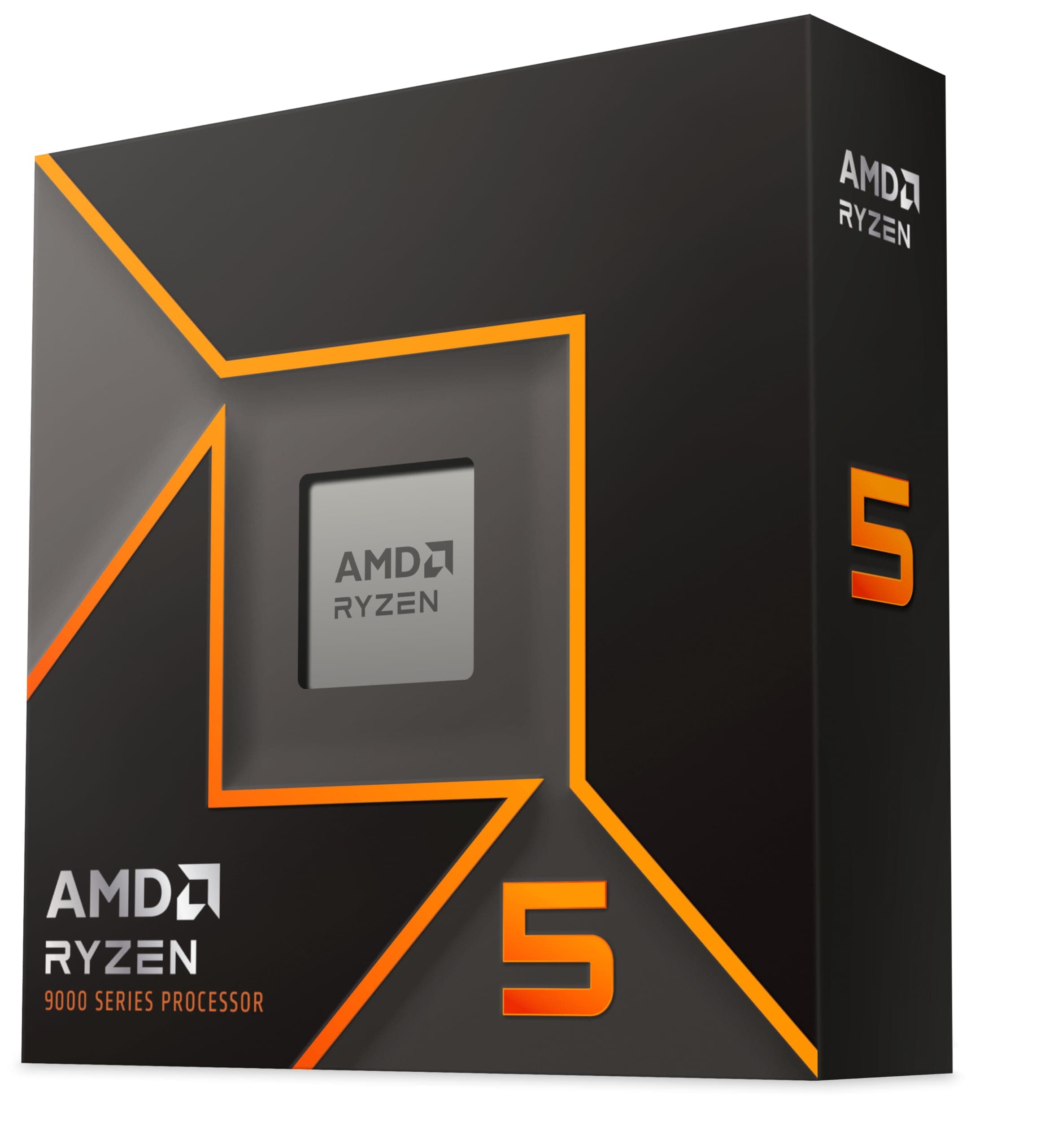 Ryzen 5 9600X Desktop Processor with Integrated Radeon Graphics, 6 cores 12 Threads 32 MB Cache Base Clock 3.9GHz Upto 5.4GHz AM5 Socket, Memory DDR5 Up to 5600 MT/s, 65W TDP - 100-100001405WOF