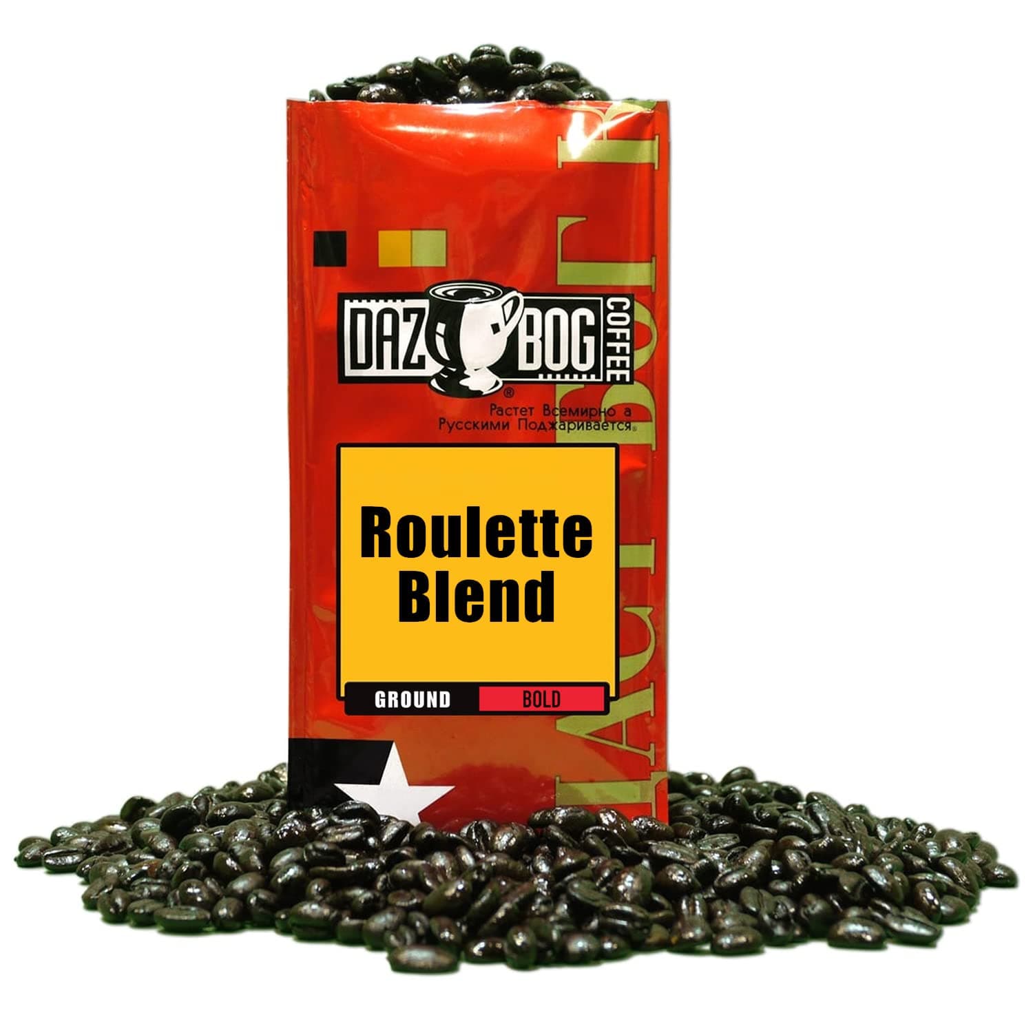 Ground Coffee, Russian Roulette Blend, 12 Ounce