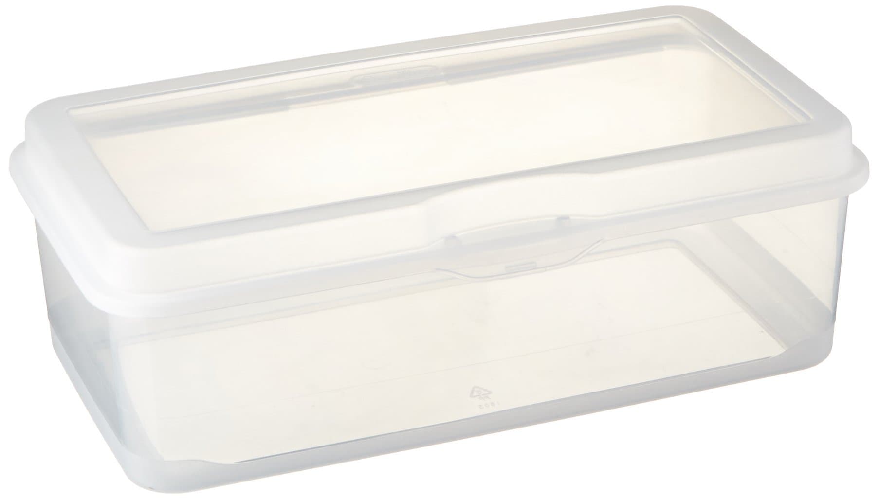 Sterilite Storage Box Flip 13 1/8" L x 7 5/8" W x 4 1/2" H