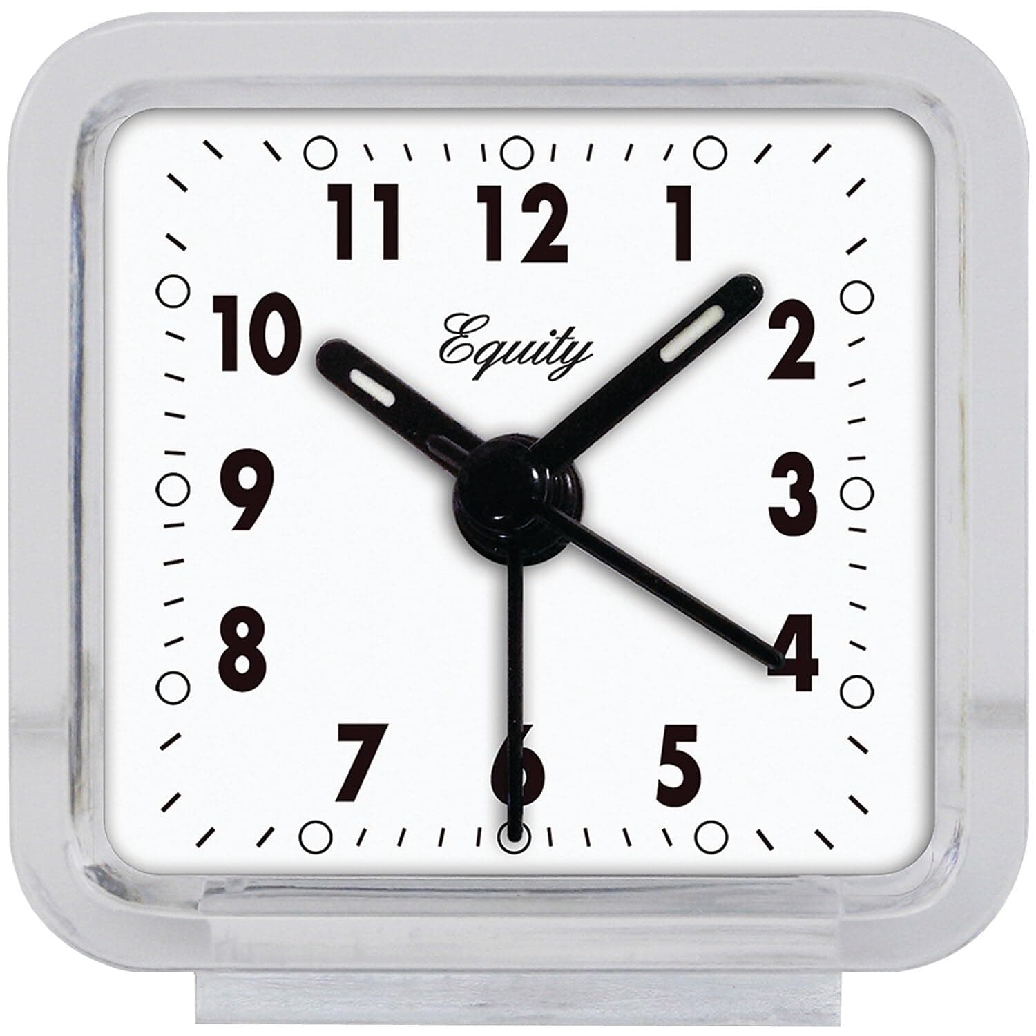 Equity 21038 Clear Analog Alarm Clock