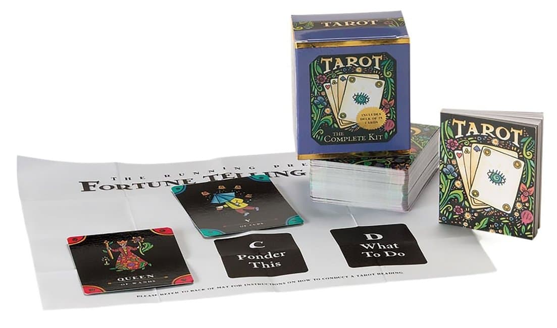TarotTarot Card Deck and Book Set Complete Mega Mini Kit Fortune Telling Men Women Teen (RP Minis) Paperback – September 13, 2002