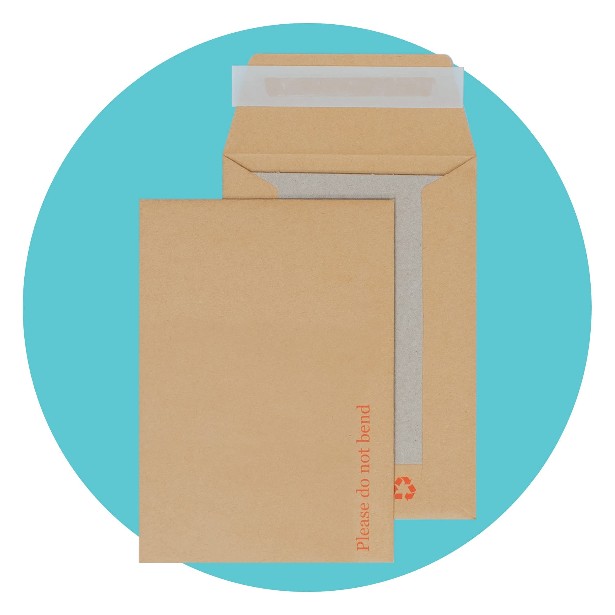Triplast 100 x A6 C6 Manilla Hard Board Back Envelopes (162x114mm) - Cardboard Backed Mailers with Peel & Seal Strip - Rigid Do Not Bend Envelopes for Mailing Posting Shipping & Storing Documents