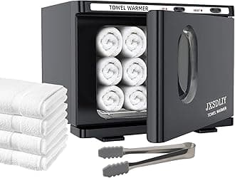 Personal 8L Small Hot Towel Warmer for Salon Beauty Bathroom Hot Towel Cabinet 2-in-1 Home Spa Towel Warmer for Facials, Upgrade Fast Heating Towel Heater Towel Steamer (8L, Black)