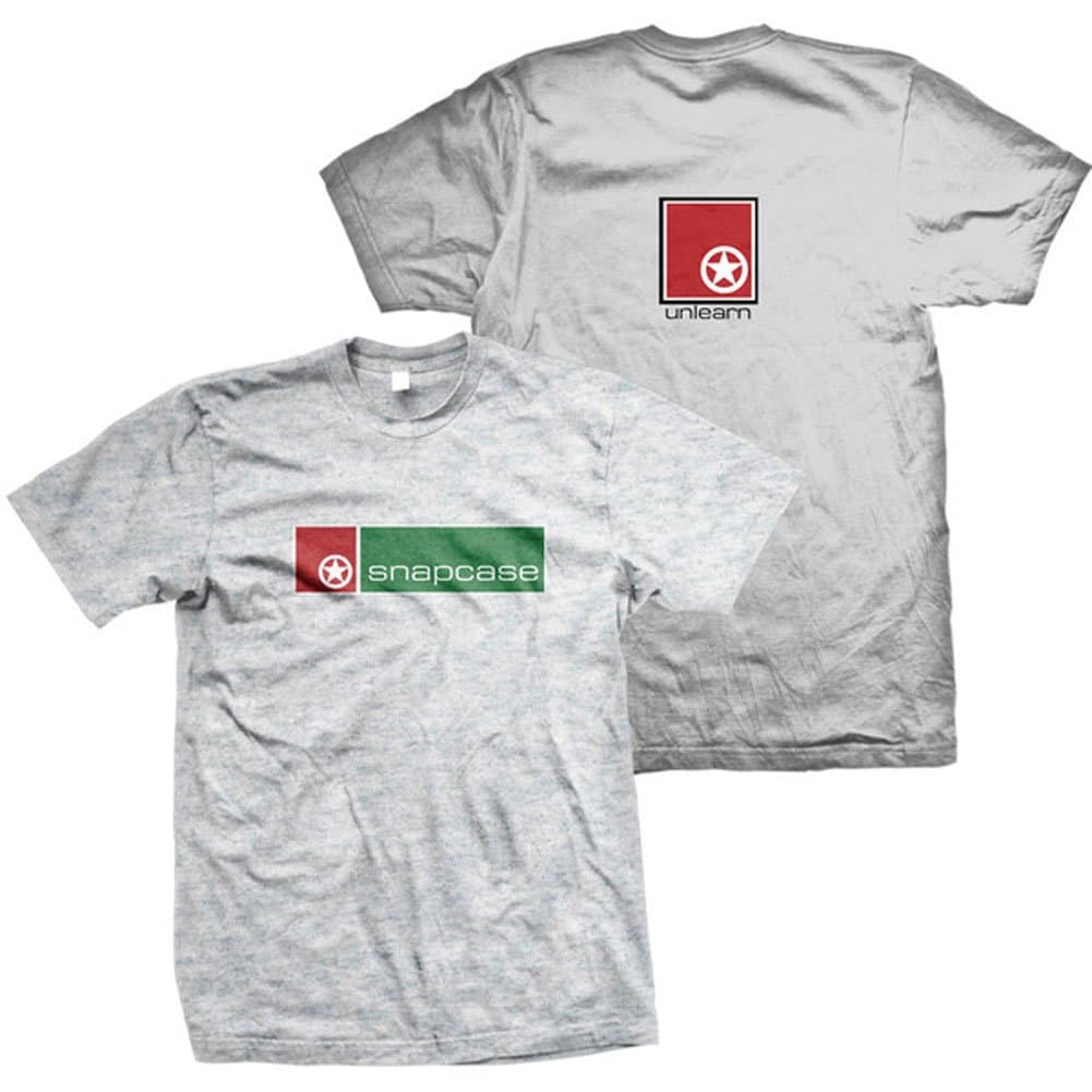 SnapCase Men's Unlearn T-Shirt Large Grey