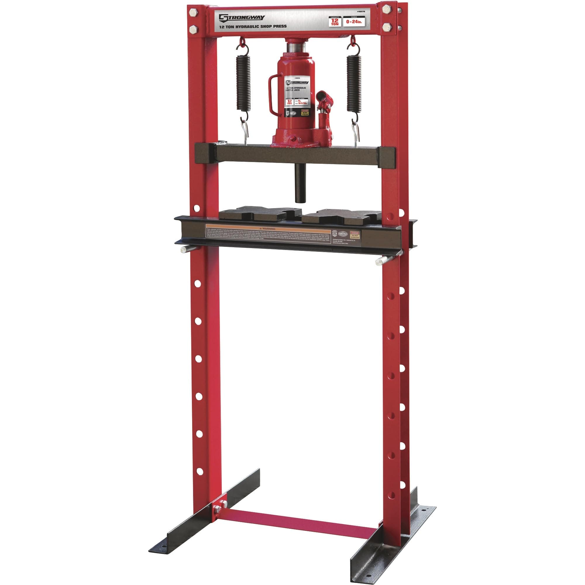 12-Ton Hydraulic Shop Press