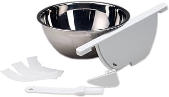 Machine Accessory Kit for ChocoVision Mini Rev or Rev 2B Chocolate Tempering Machine (contains Bowl, Baffle with Clip, 3 Scrapers and Baffle Brush)