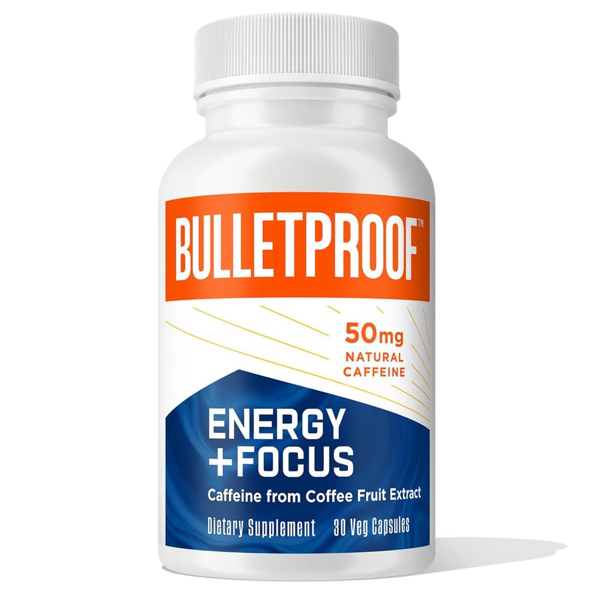 Bulletproof NeuroMaster Focus and Attention Capsules, 30 Count, Natural Source of Caffeine Supplement for Memory and Clarity